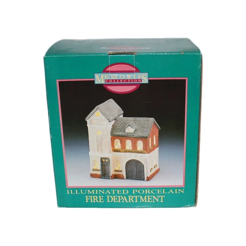 Vintage Venture Memories Christmas Village Fire Department